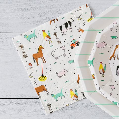 On the Farm Large Napkins