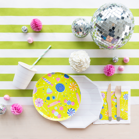 It's A Birthday Candy Print Petite Napkins