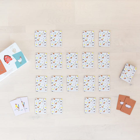 On The Farm Memory Match Game