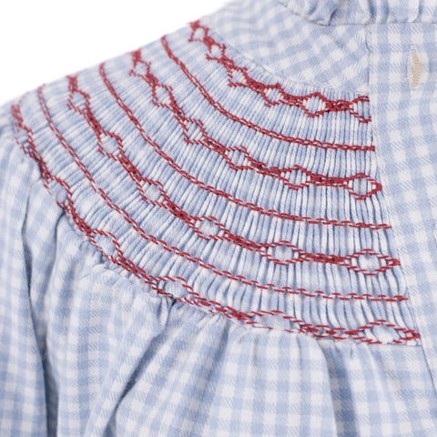 Women’s Louise Shirt - Blue Gingham