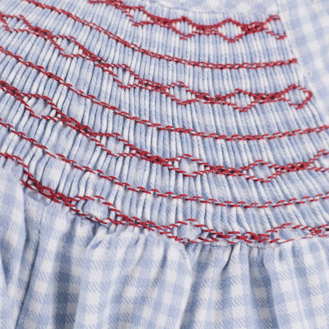 Women’s Louise Shirt - Blue Gingham