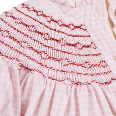 Women’s Louise Shirt - Pink Gingham
