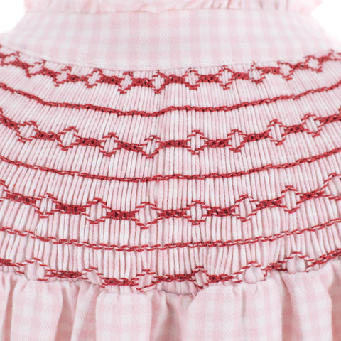 Women’s Louise Shirt - Pink Gingham