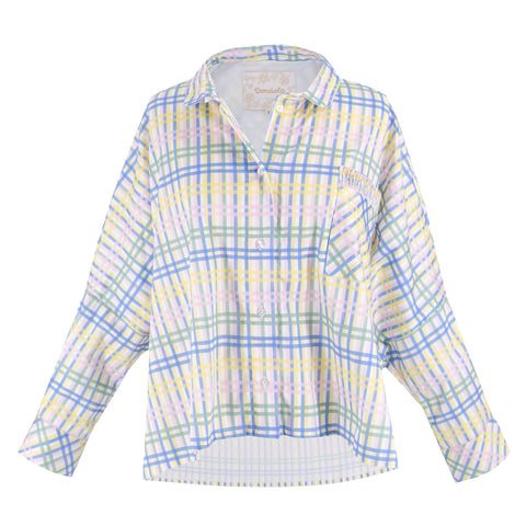 Amber Women’s Shirt - Pastel Plaid