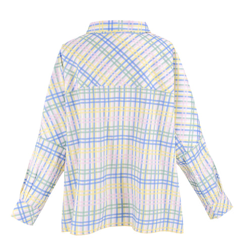 Amber Women’s Shirt - Pastel Plaid