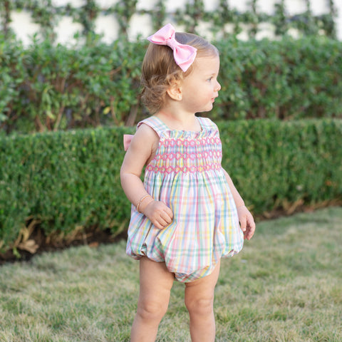 Esme Girl Bubble - Pastel Gingham