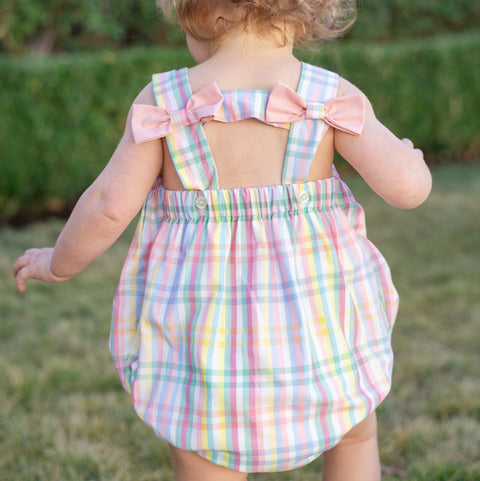 Esme Girl Bubble - Pastel Gingham