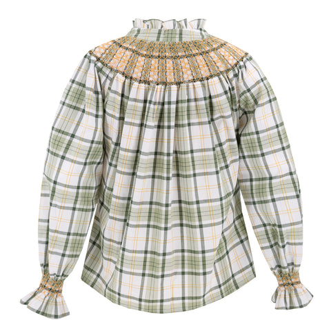 Women’s Shirt Green Gingham