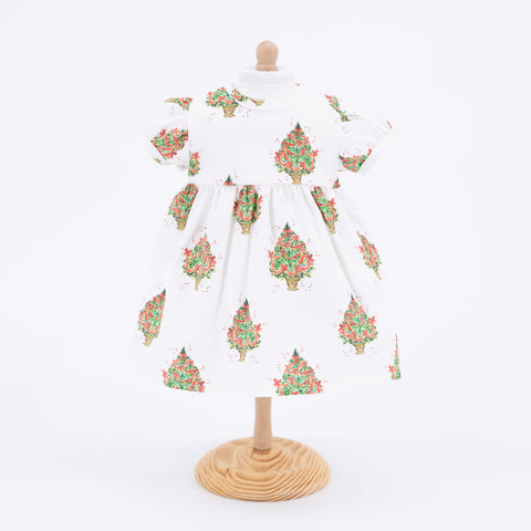 Christmas Tree Doll Dress