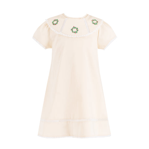 Avery Girl Dress - Cream