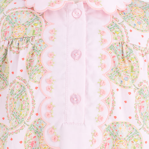 Faith Girl Dress - Pink Nativity
