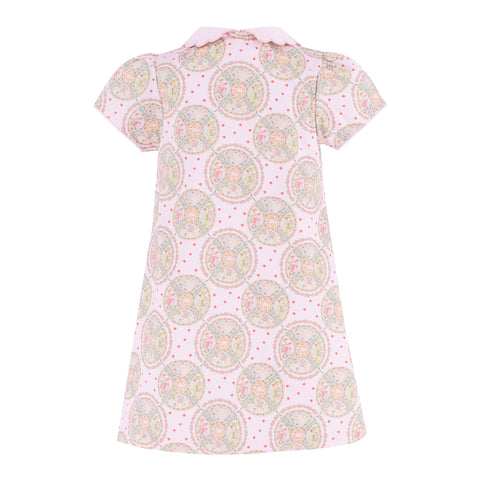 Faith Girl Dress - Pink Nativity