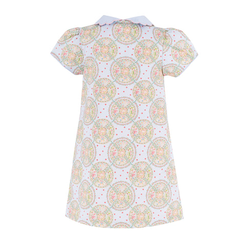 Faith Girl Dress - Blue Nativity