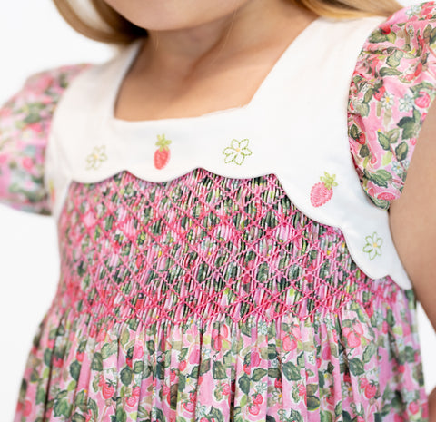 Strawberry Patch Girl Dress