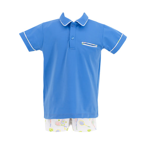 Roger Boy Polo Shirt - Blue