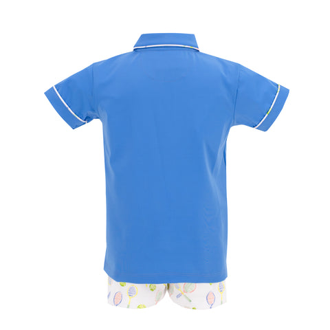 Roger Boy Polo Shirt - Blue