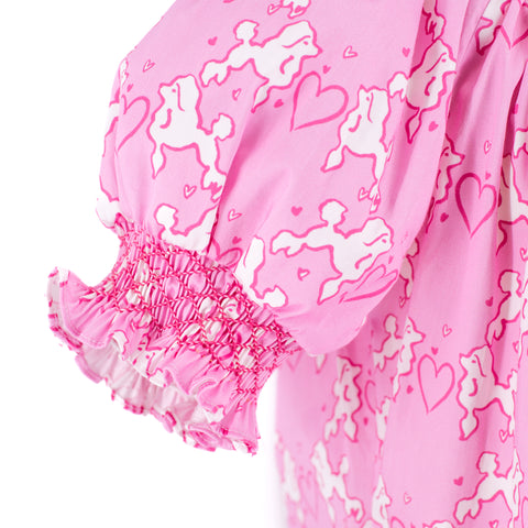 Women’s Alice Shirt - Pink Poodle