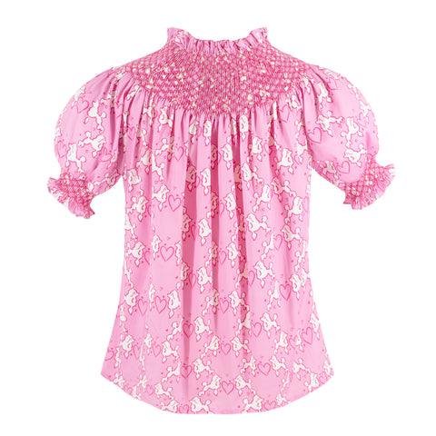 Women’s Alice Shirt - Pink Poodle