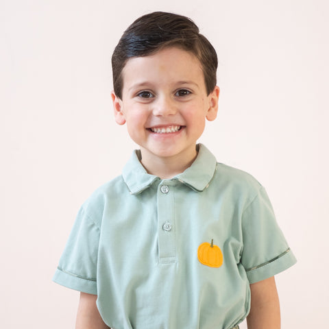 Jackson Boy Polo Set - Green Plaid