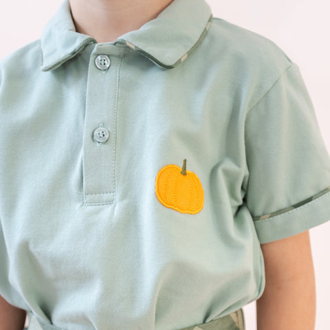 Jackson Boy Polo Set - Green Plaid