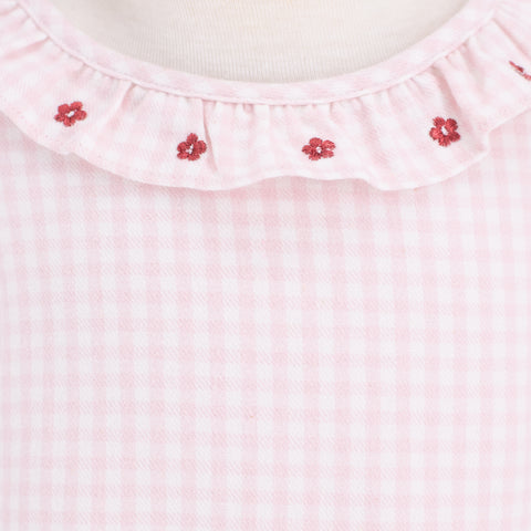 Laurel Girl Shirt - Pink Gingham