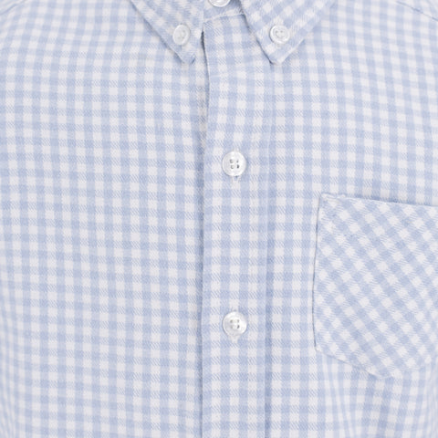 Walker Boy Button Down - Blue Gingham