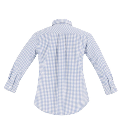 Walker Boy Button Down - Blue Gingham