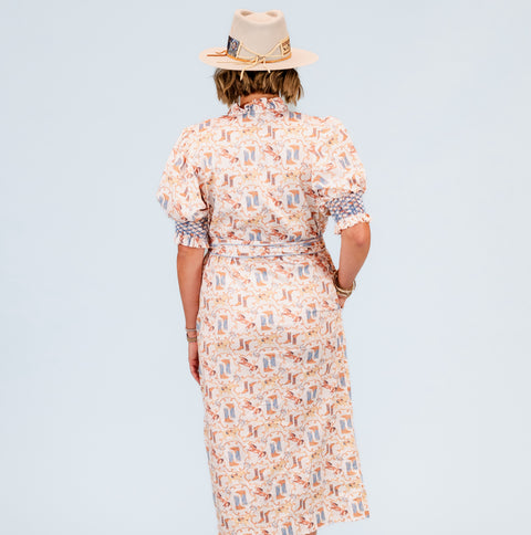 Women's Gen Dress - Western Print