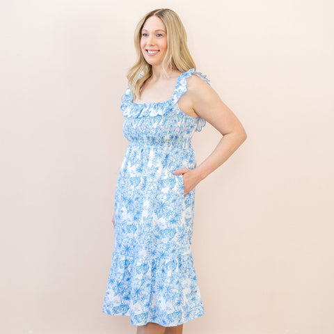 Women’s Marigold Dress - Spring Meadow