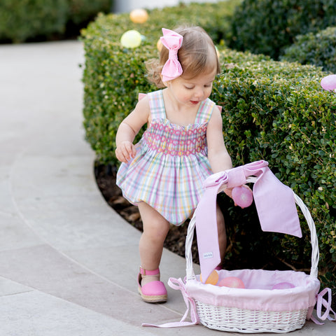 Esme Girl Bubble - Pastel Gingham