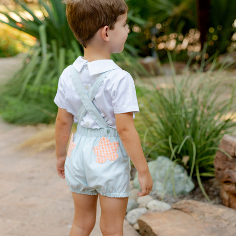 Edward Boy Overall Set - Fall Leaves