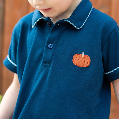 William Boy Polo Set - Classic Gingham Pumpkin