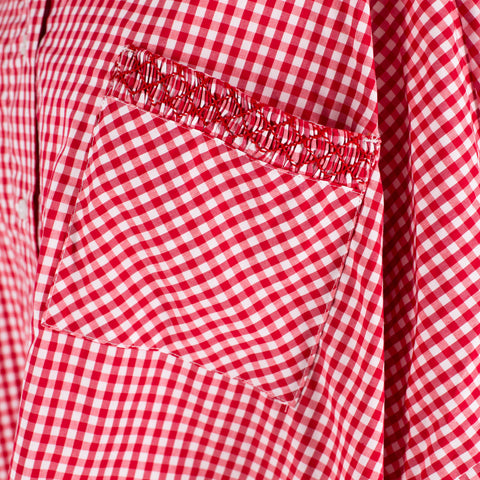 Amber Women’s Shirt - Red Gingham