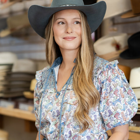 Women's Lizzie Shirt - Boots Print