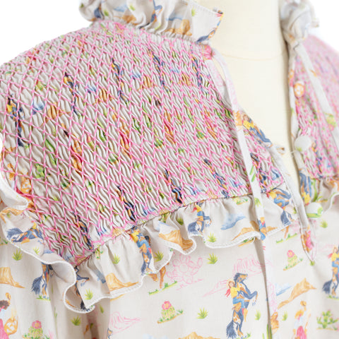 Women’s Lizzie Shirt - Pink Rodeo