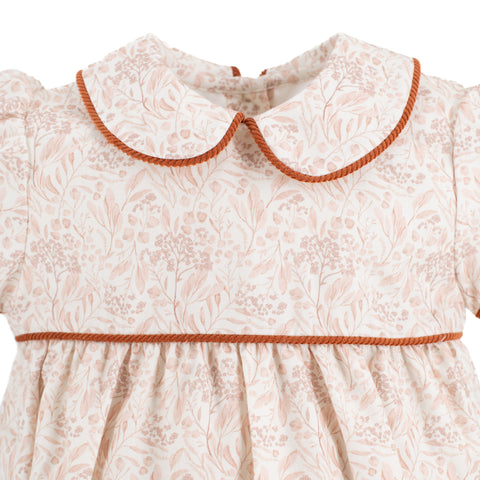 Sarita Girl Dress - Chinoiserie Pumpkin