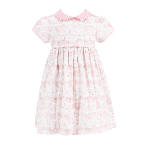 Sarita Girl Dress - Dallas Print