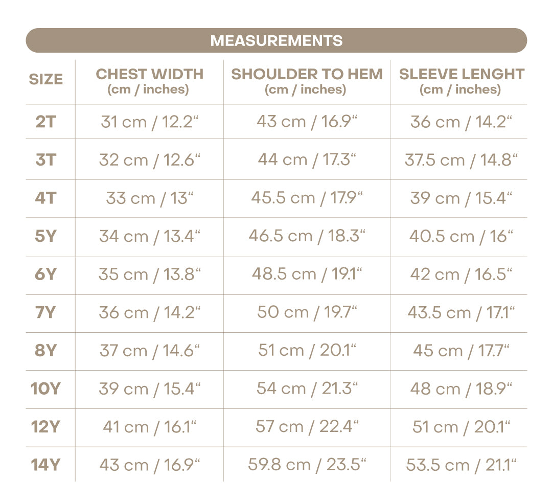 Size chart for Hayden Boy Blazer - Red Velvet