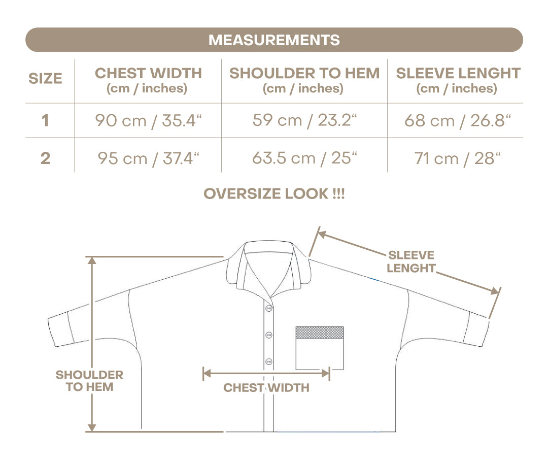 Size chart for Amber Women’s Shirt - Green Tartan