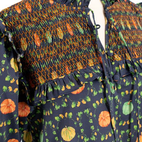 Women’s Lizzie Shirt - Botanical Pumpkin