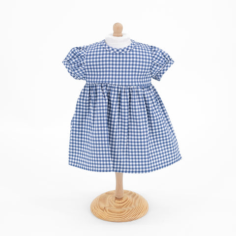 Sarita Doll Dress - Classic Gingham Pumpkin