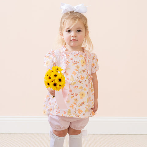 Fall Leaves Girl Set