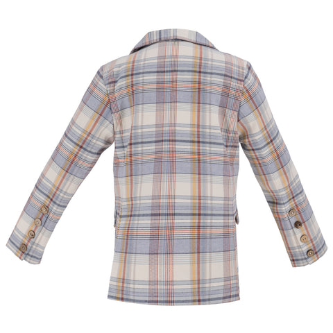 Hayden Boy Blazer - Fall Plaid
