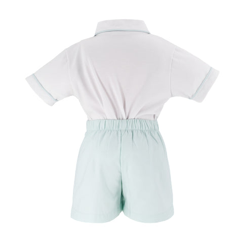Jackson Boy Polo Set - Fall Leaves
