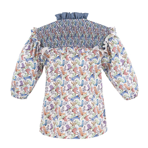 Women's Lizzie Shirt - Boots Print