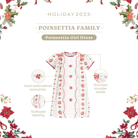 Poinsettia Girl Dress