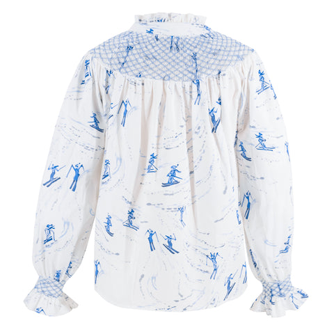 Women’s Louise Shirt - Snowy Slopes