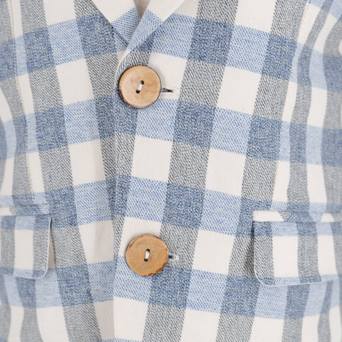 Hayden Boy Blazer - Wool Plaid