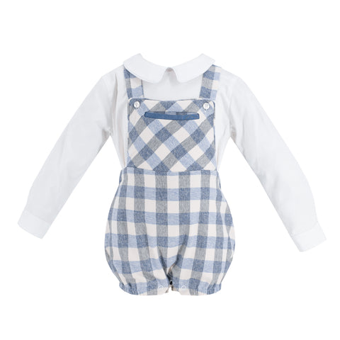 Bayden Boy Bubble Overall Set