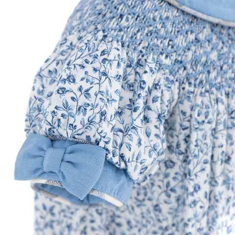 Chloe Girl Dress - Blue Rose